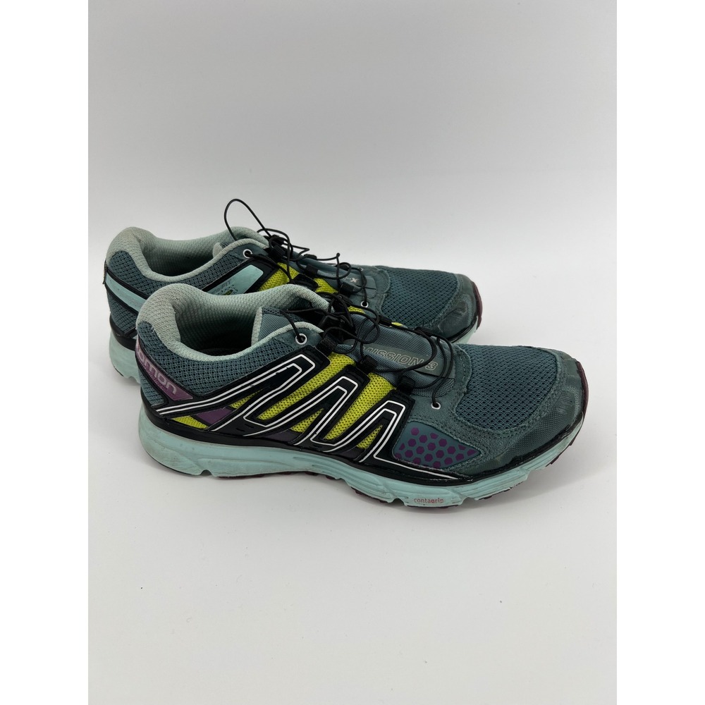 Salomon X-Mission 3 Trail Running Athletic‎ Hiking Gorpcore Shoes Teal Women 10